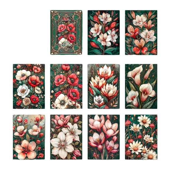 30Pieces Scrapbooking Decorative Paper Set Antique Textured Paper Sheet For Art Craft Journaling Notebook Photo Album