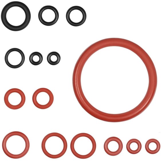 30Pieces Universally Coffee Machine Sealing Rings Repair Set Silicone Construction Leakproof Design Coffee Machine Part
