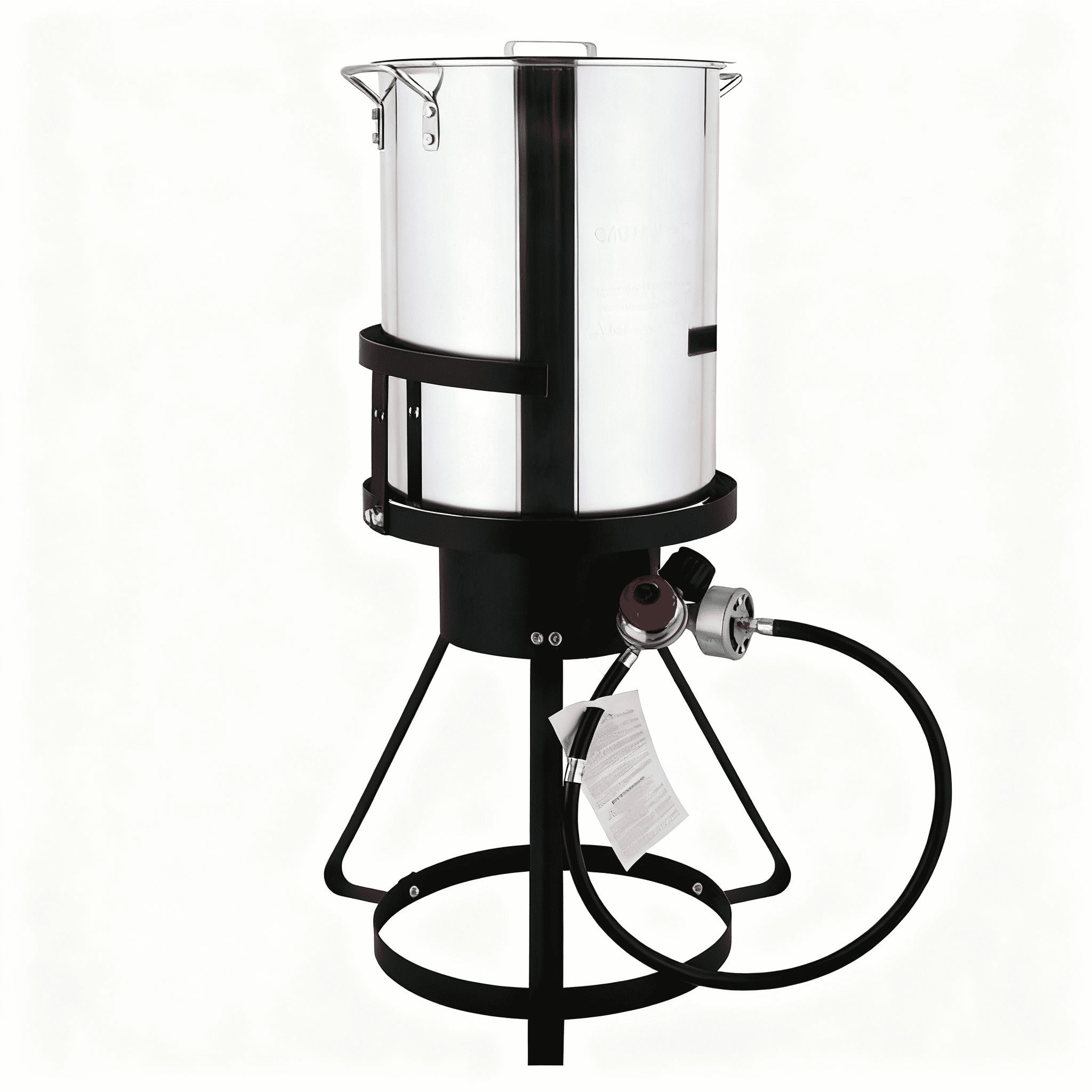 30QT Aluminum Turkey Fryer with Thermometer, 55000 BTU, Portable for Outdoor Cooking (Turkey/Seafood)