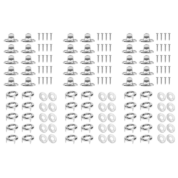 30Sets Marine Grade Twist Lock Fasteners Turn Button Eyelet,for Canvas Marine Boats Sailboats RVs Fastener Turn Buttons