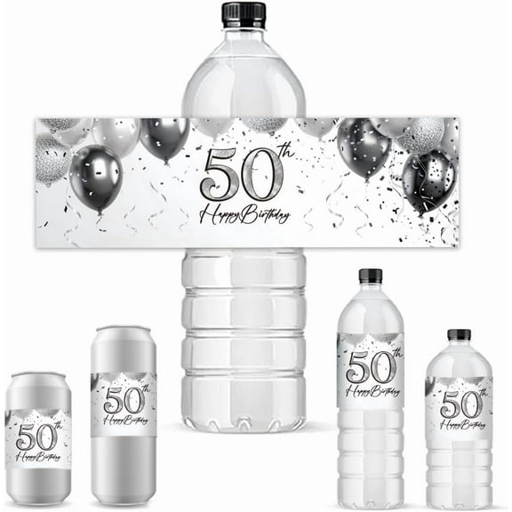 30Sheet Bottle Label Adhesive Stickers Rectangle Number 216x64mm