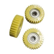 30T Nylon Gear 40Mm X 12Mm For Electric Bike Scooter Motor, High Speed Drive Wheel With Smooth Power Transmission, Yellow, 3 Pack