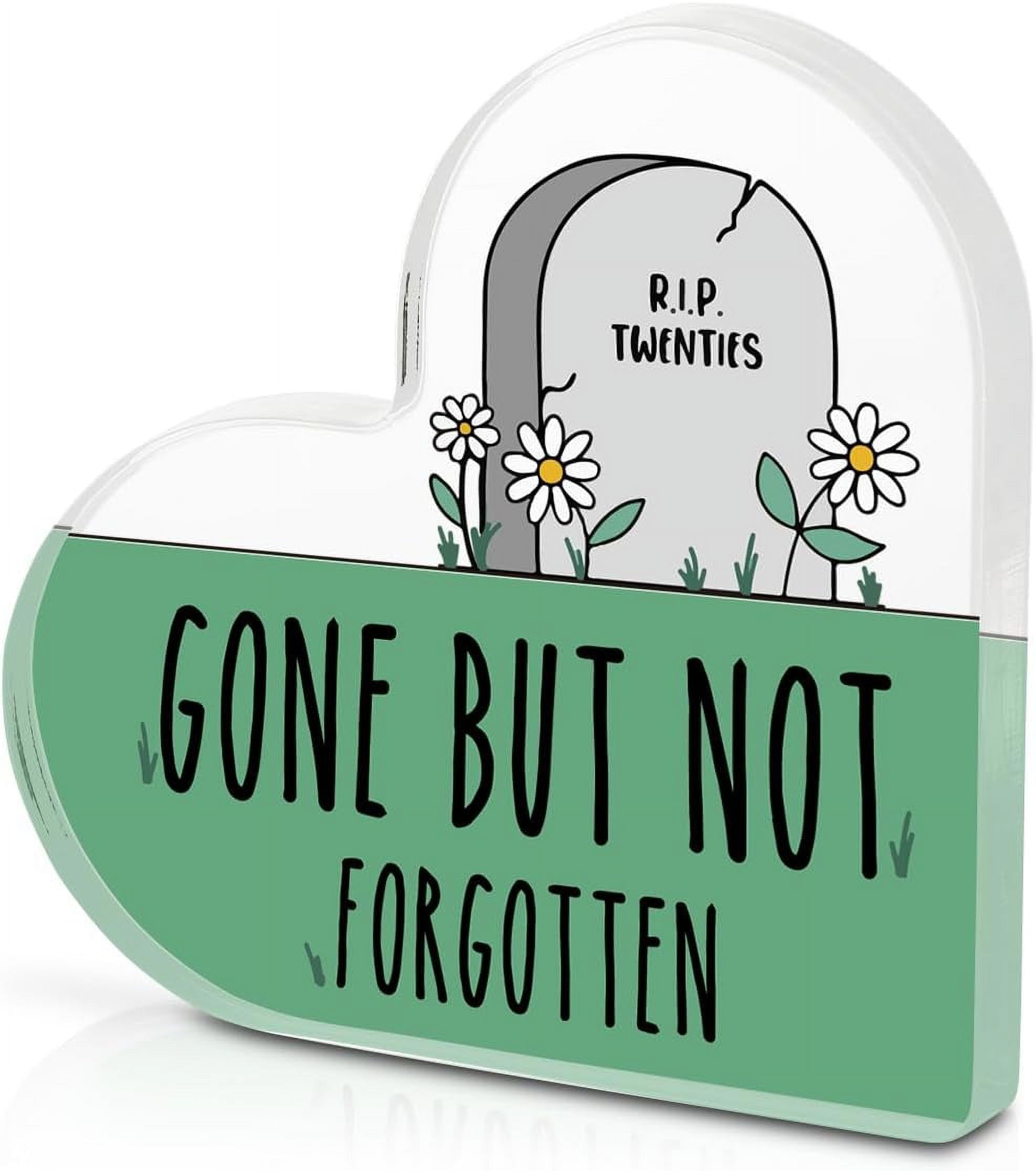 Acrylic Heart Plaque Decor - Elephant & Flowers Design, 5.9" X 5.9", Inspirational Desk Or Shelf Gift