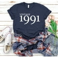 thumbnail image 1 of 30Th Birthday Gifts, Vintage 1991 Retro T-Shirt, 30Th Birthday Shirt, 30Th B-Day Tee, 30Th Birthday, Funny Birthday Shirt For Her, 1 of 5
