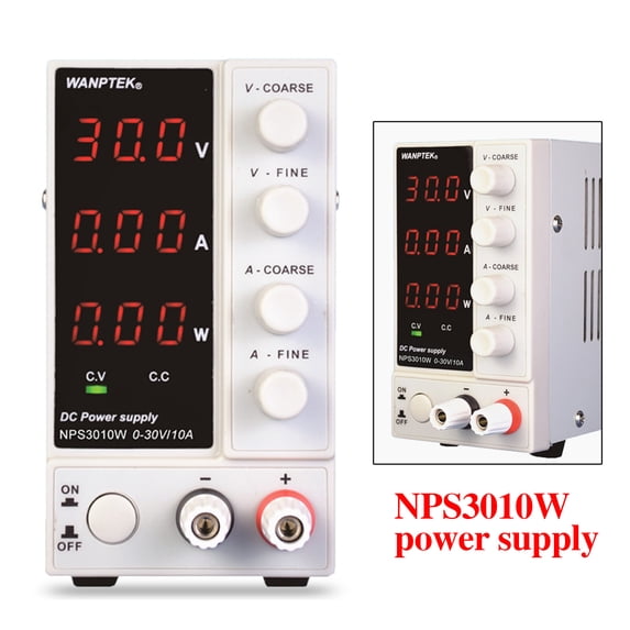 PEAKORA30V 10A 300W|DC Power Supply Regulated Adjustable Digital|Lab Grade Profession