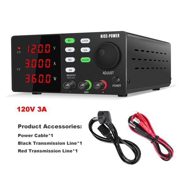 30V 10A Promgrammable DC Power Supply Adjustable Voltage Current Regulator Lab Power Source