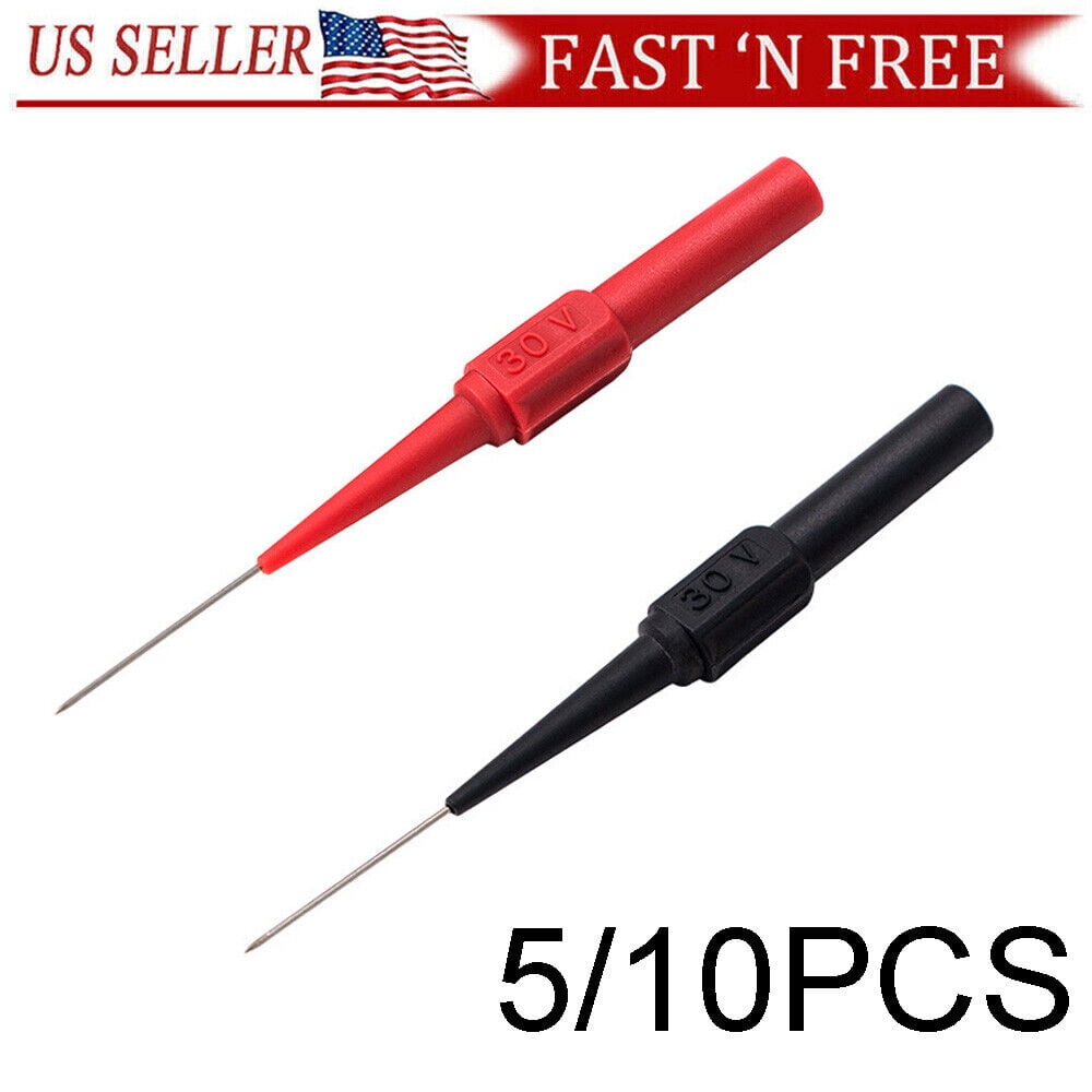 30V 1A 4mm Socket Needle tipped tip multimeter probes test leads tester
