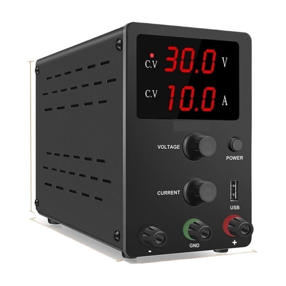 30V10A DC Adjustable Power Supply Switching Voltage Regulator USB Fast Charge 120V 3A Lab Power Source High Precision