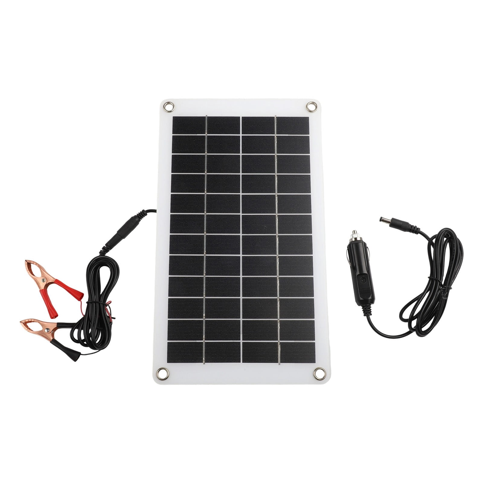 30W 12V Solar Trickle Charger Solar Panel Semi-Flexible Clip Car Charger