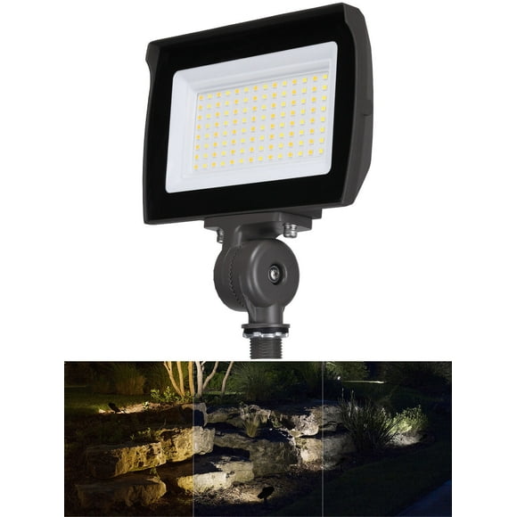 Outdoor LED Security Flood Light, Outdoor LED Floodlight  Dual Wattage (30W/15W), 3000K/4000K/5000K, 120-277V, UL Listed & IP65 Waterproof