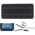 30W 18V Solar Panel Kit, Battery Charger 12V/24V Portable Solar Charge