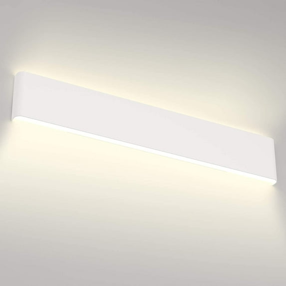 30W/32.6in Modern LED Vanity Light Modern Wall Mount Light Up and Down Vanity bar Light for Bathroom Wall Lighting Fixtures(White Light 4000K)