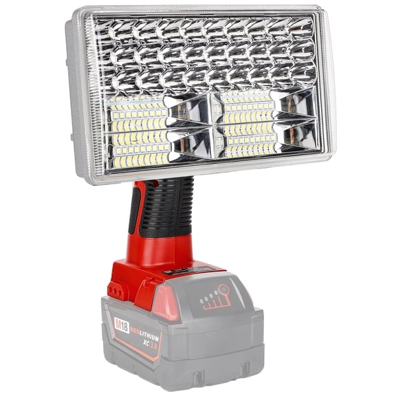 30W 3300LM Strong Flashlight Camping Lanterns LED Work Light,Floodlights and Spotlights,for BBQ,Emergency,Working,Powered by Milwakee M18 18V Lithium-ion Batteries 48-11-4861 48-11-1865 48-11-1850etc.