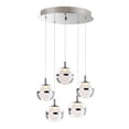thumbnail image 1 of E24595-93PC ET2 Lighting Swank-30W 5 LED Pendant-15 Inches wide by 5.5 inches high-Polished Chrome Finish, 1 of 5
