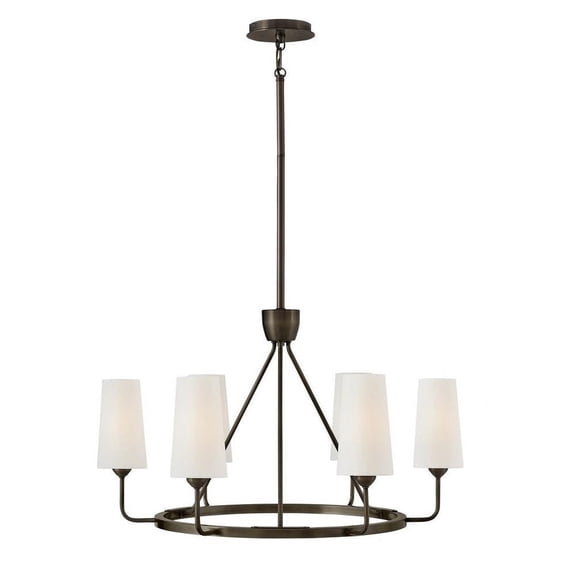 30W 6 Led Medium Pendant in Traditional Style-17.25 inches Tall and 28.75 inches Wide-Black Oxide Finish Bailey Street Home 81-Bel-4947992