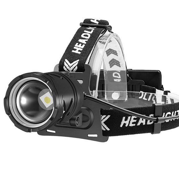 30W LED strong light long range Head Torch, Highlight zoom adjustable headlight,for Night riding, caving, night fishing, patrolling