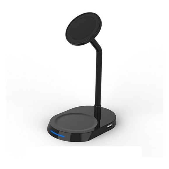 30W Magnetic Wireless Charger Stand Pad For Phone Earphone Induction Fast Charging Docking Station