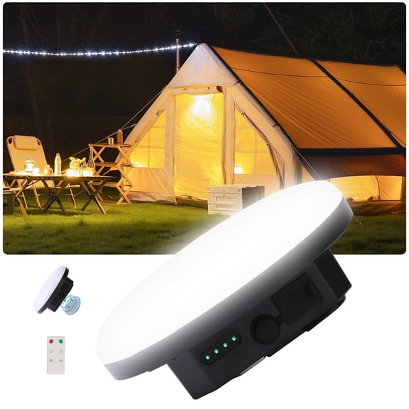 30W(Max) Portable Rechargeable LED Camping Light Waterproof Outdoor Hanging Lantern for Tents Emergencies