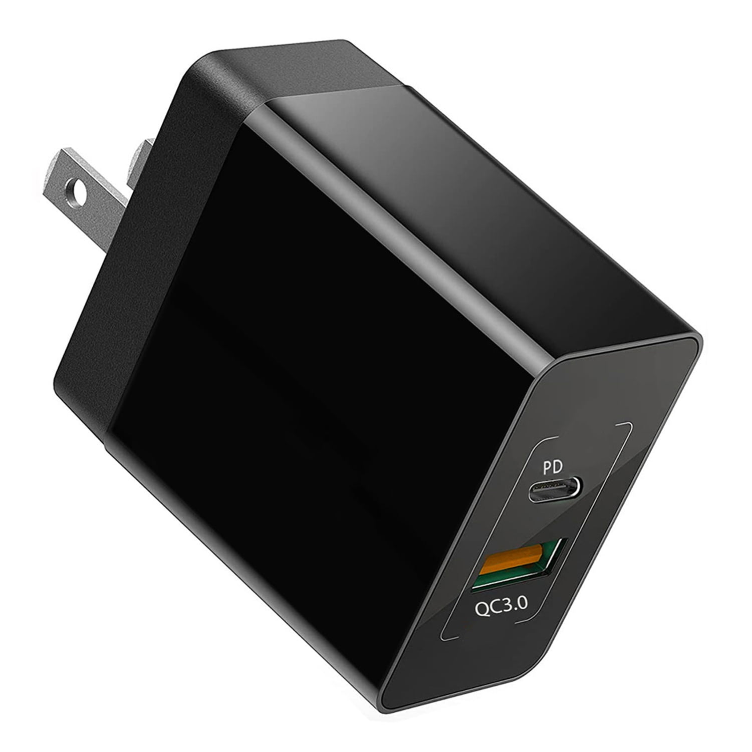 30W Quick Home Charger for Nokia G100/G300/G310 5G - 2-Port USB Type-C PD Travel Wall Power