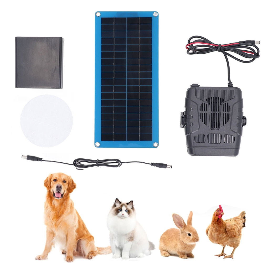 30W Solar Dog House Heater,Solar Powered Heating for Pet Houses,Solar
