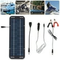 thumbnail image 1 of 30W Solar Panel 12V Trickle Charger Battery Charger Kit Maintainer Boat Car RV IP65 Waterproof Rating Car Accessories, 1 of 9
