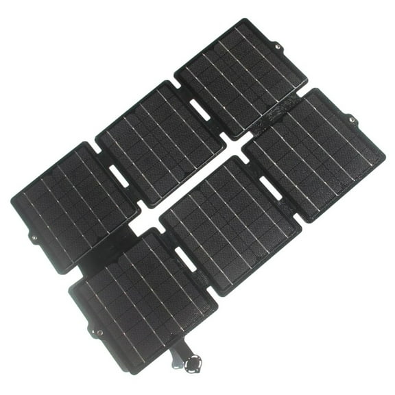 30W Solar Panel Cell USB Foldable Solar Panel 5V/12V Folding Waterproof