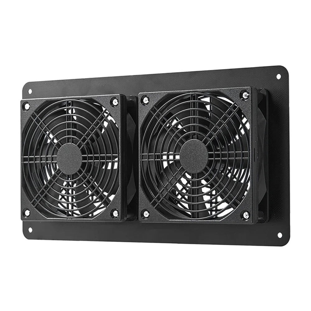 30W Solar Panel Outdoor Solar Exhaust Fan Dog Chicken Coop RV Greenhouse Fan Fan