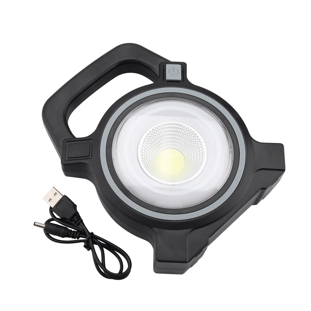 30W Solar Portable Rechargeable LED Flood Spot Outdoor Garden Work Lamp