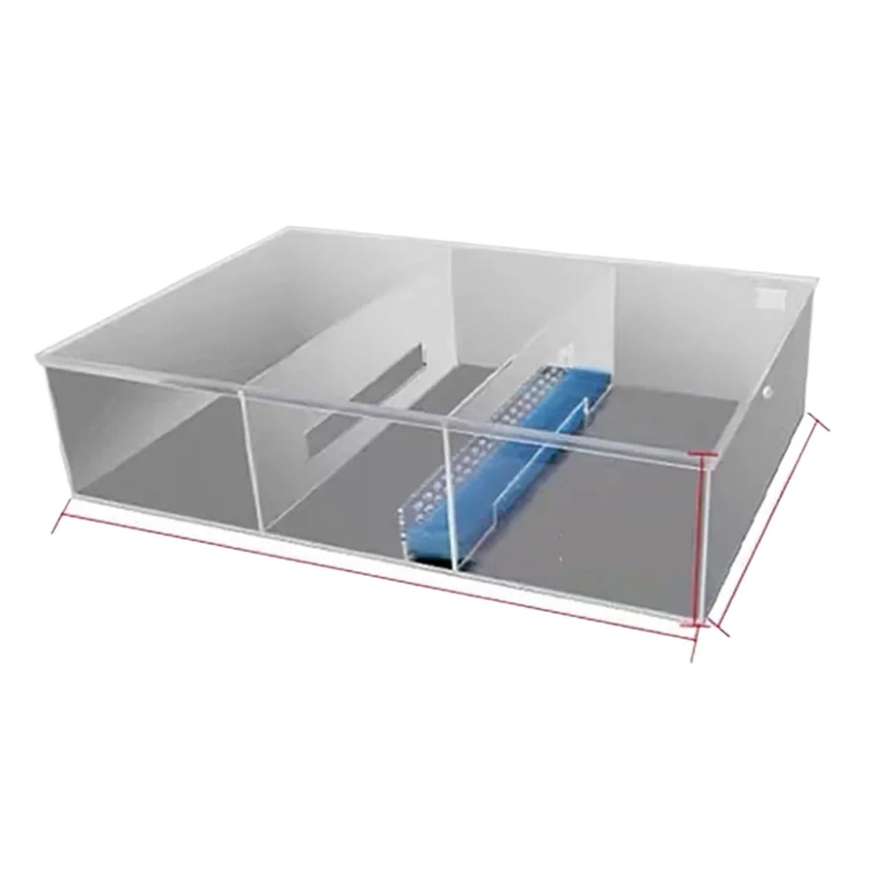 30W Transparent Acrylic Dust Box,Polishing Machine Electric Grinding ...