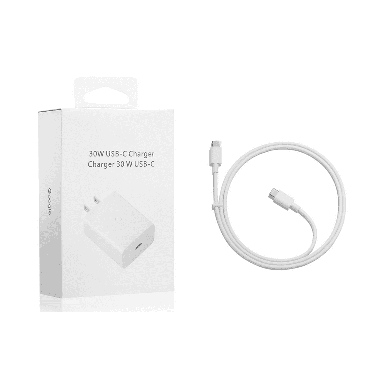 Google 30W USB-C Charger + Cable 3個セット 30W USB-C Charger and Cable - Compatible with Google