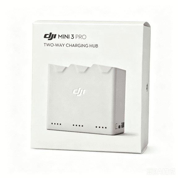 DJI 30W USB-C Two-Way Charging Hub for Mini 3 Pro Batteries, Mobile Power Source and Convenient Battery Storage