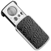 30X 60X 90X Power Slide Out Pocket Magnifier Magnifying Glass With Led Light And Blacklight For Jewellery Gems Rocks