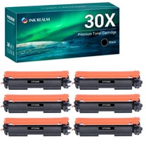 30X CF230X Compatible Toner Cartridge Replacement for HP 30X CF230X Pro MFP M227fdw M203dw M227fdn M203dn M203d M227sdn M227 M203 Printer Ink (Black, 6-Pack)