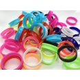 30X Color Plastic Scissor Ring Inserts, Hair Shears Finger Grips