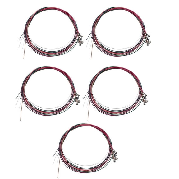 30X Set Rainbow Colorful Color String for Acoustic Guitar