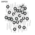 thumbnail image 1 of 30X Top Roof Rain Gutter Moulding Trim Fastener-Clip For E46 51138204858 New, 1 of 6