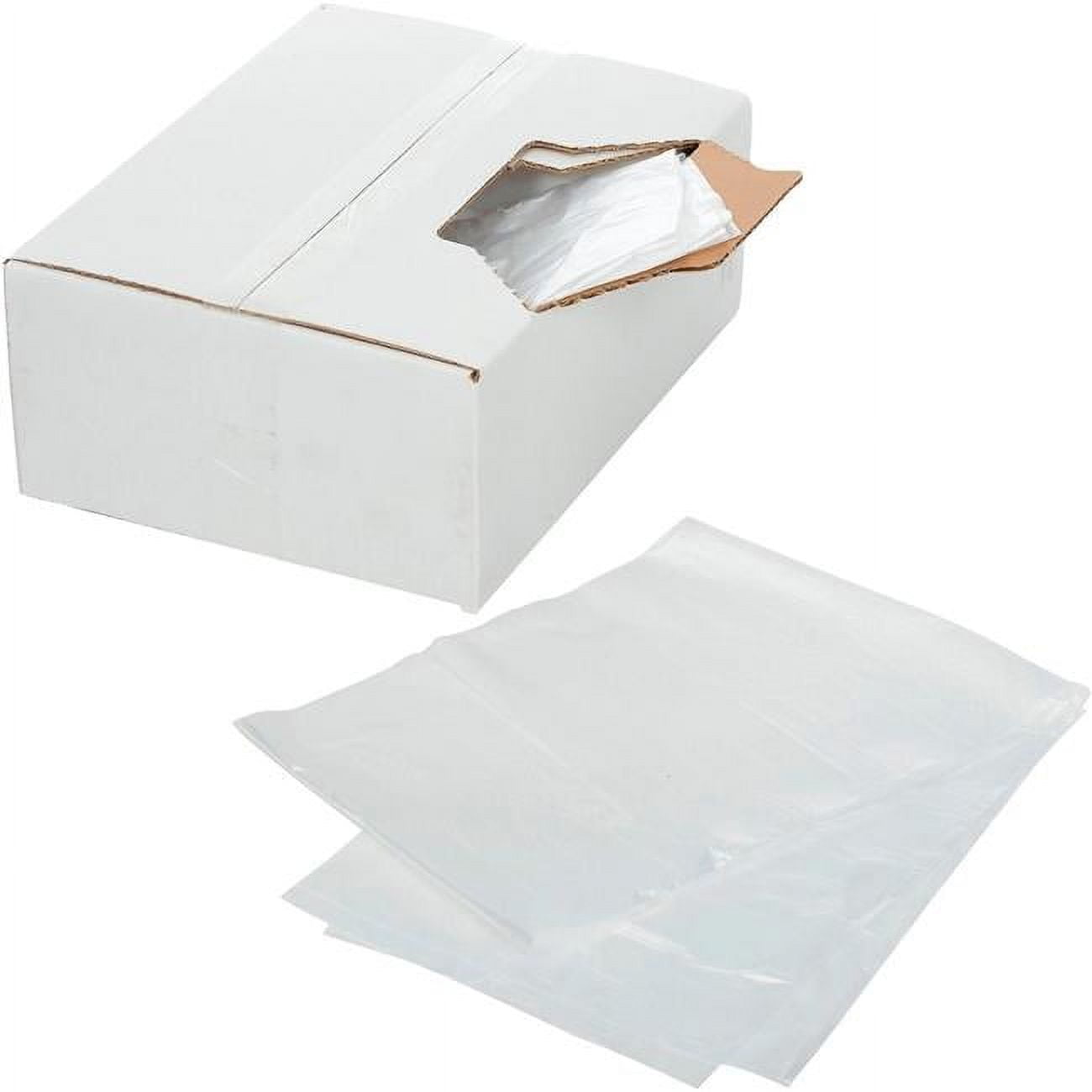 Global Industrial 732328 Medium Duty Trash Bags - 20-30 Gal - 0.65 Mil - Clear - 250 Bags Per Case