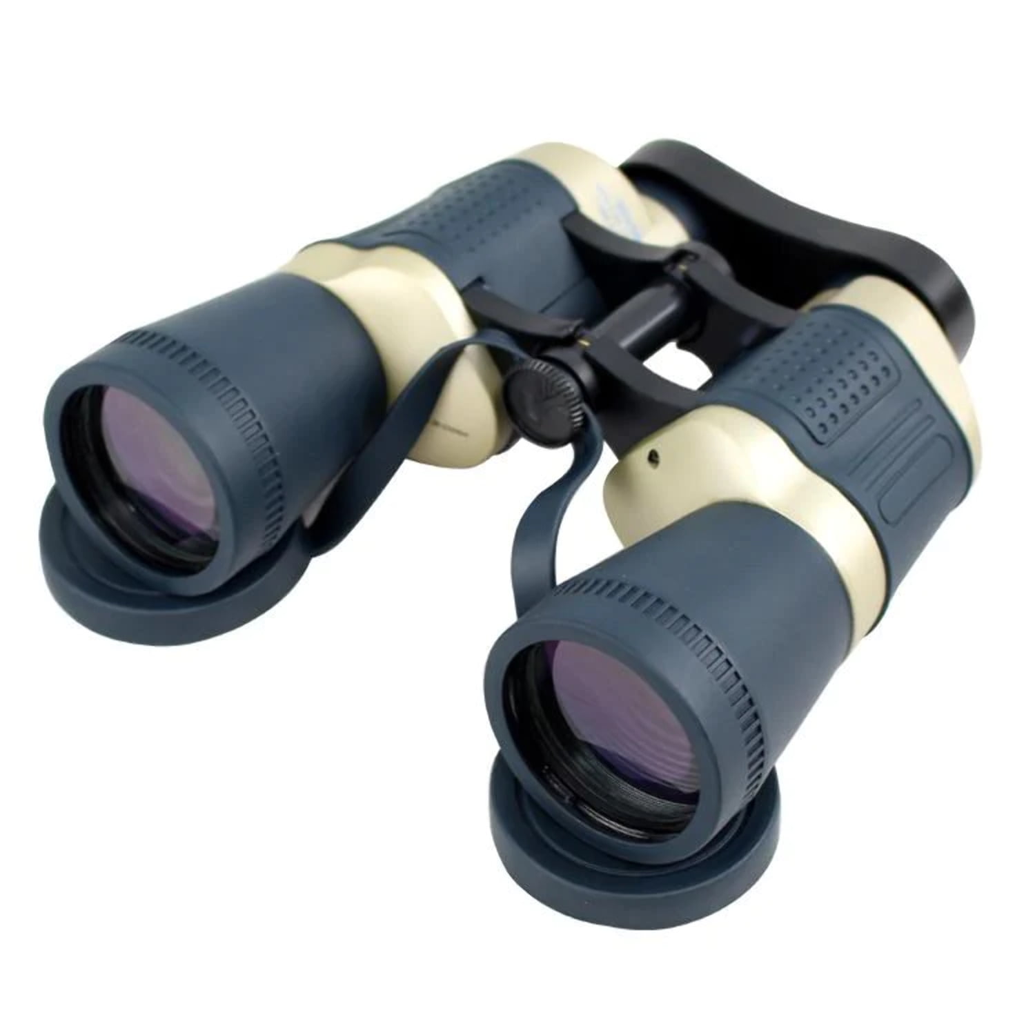 30X50 Dark Blue  Tan Free Focus High Definition Binoculars 119M/1000M