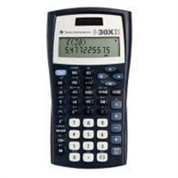 30XIIS-BK TI-30X IIS1 Fundamental 2-Line Display Calculator