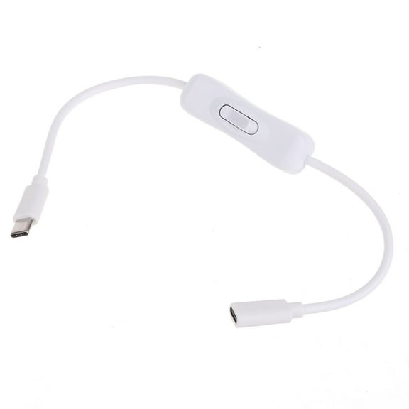 30cm/100cm USB C Extension Cable with Switches USB C to USB C Extension Cable USB C Male to Female Extension Cable