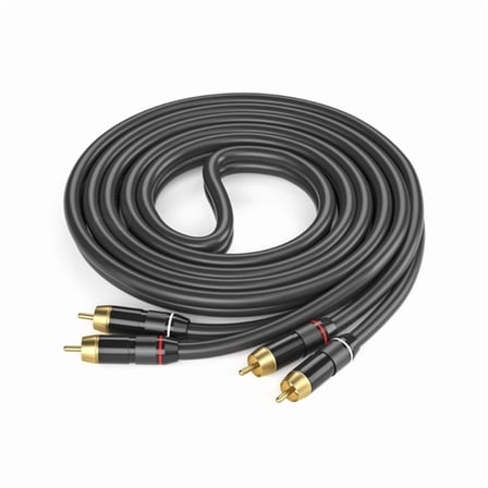 30cm-10m 2RCA Male to 2RCA Male Stereo Audio Cable Cord Gold Plated Connectors Wire for Home Theater VCD/DVD Players