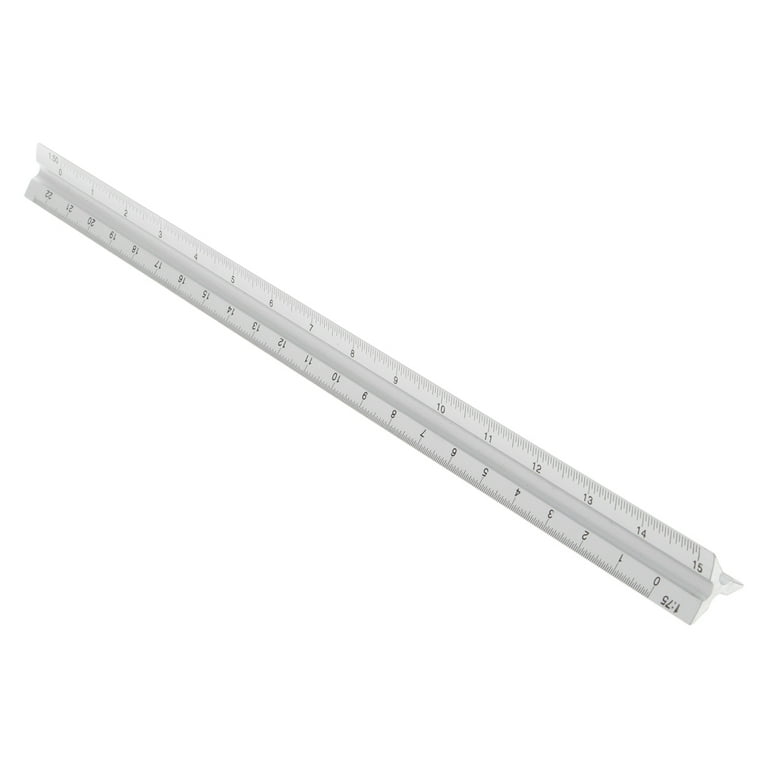 Triangular Scale Ruler PowerTRC 12 Inch Architectural Scale Ruler ...