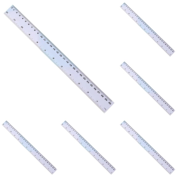 30cm Black Plastic Straight Ruler 11.81x1.18in Metric Measuring Tool, Solid Centimeter Scale Drafting Ruler, Portable Plastic Layout Ruler for Office Drafting, Craft Design & Document Measuring,1Pcs