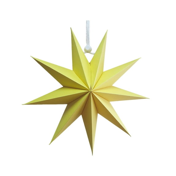 30Cm 9-Point Paper Folding Star Christmas Decoration Foldable Hanging for Table Room Wedding Birthday Party Home Decor