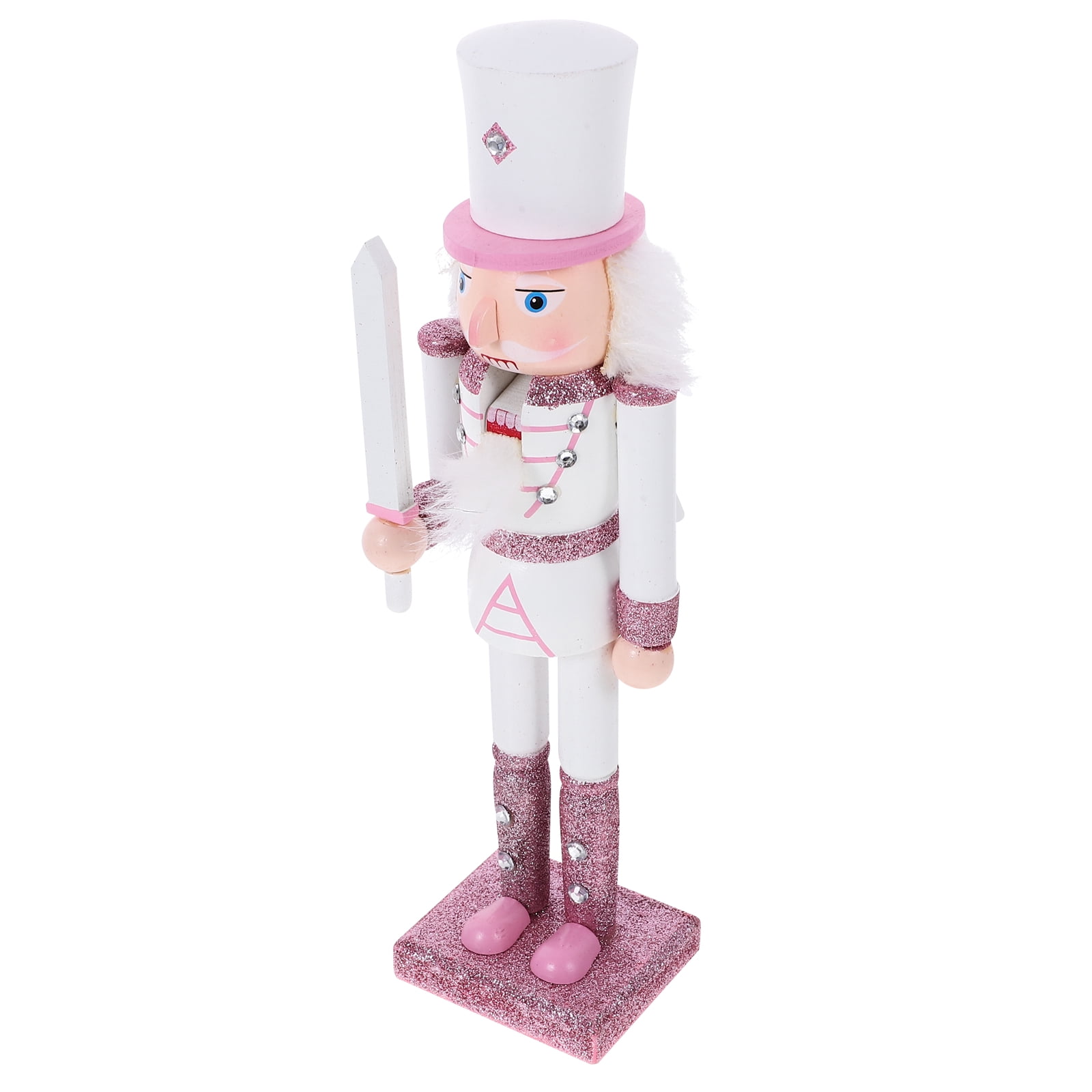 Sword Puppet 30cm Creative Nutcracker Puppet Soldier Craft Ornament (white Sword ...