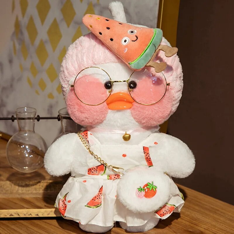 30cm Korean Netred Wearing Hyaluronic Acid Yellow Duck Doll Ducks