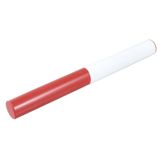 30cm Long Athletic Relay Runner White Red Aluminum Passing