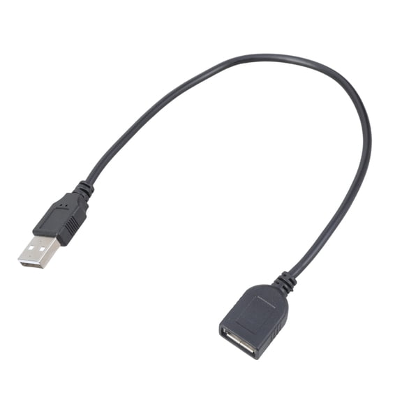 30cm Long USB 2.0 Male to Female Extender Cord Power Wire for Computer TV Charger Electronics Device Connection