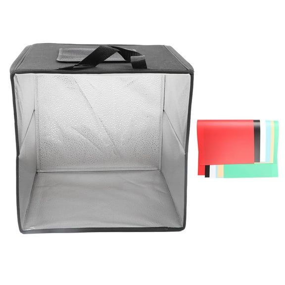 30cm Mini Photo Studio Light Box LED Portable Folding Photo Studio Shooting Tent Kit with 6 Kinds Color Backgrounds 5V