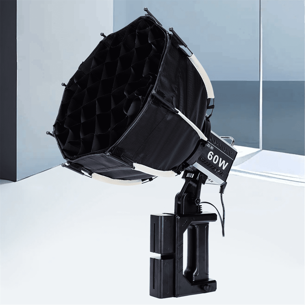 JANZU Achteckige Softbox 30cm - Mini Bowens Mount Mit Wabenraster